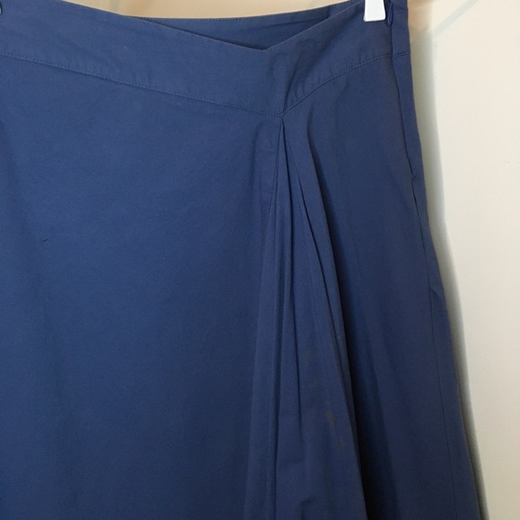Blue Asymmetrical Skirt - Picture 3 of 8